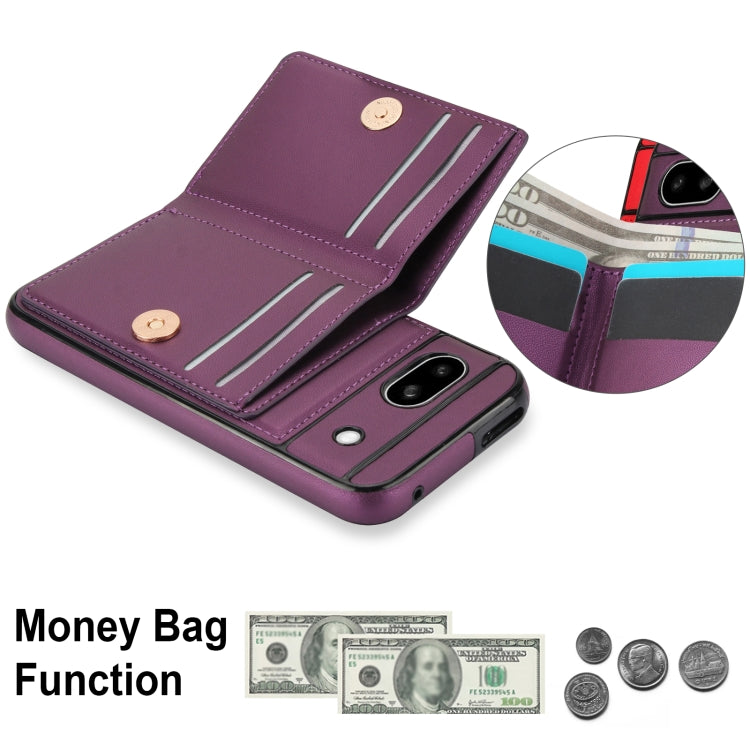 For Google Pixel 8a RFID Anti-theft Card Ring Holder Phone Case
