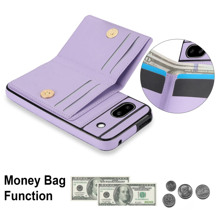 For Google Pixel 8a RFID Anti-theft Card Ring Holder Phone Case