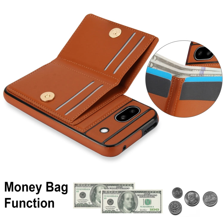 For Google Pixel 8a RFID Anti-theft Card Ring Holder Phone Case