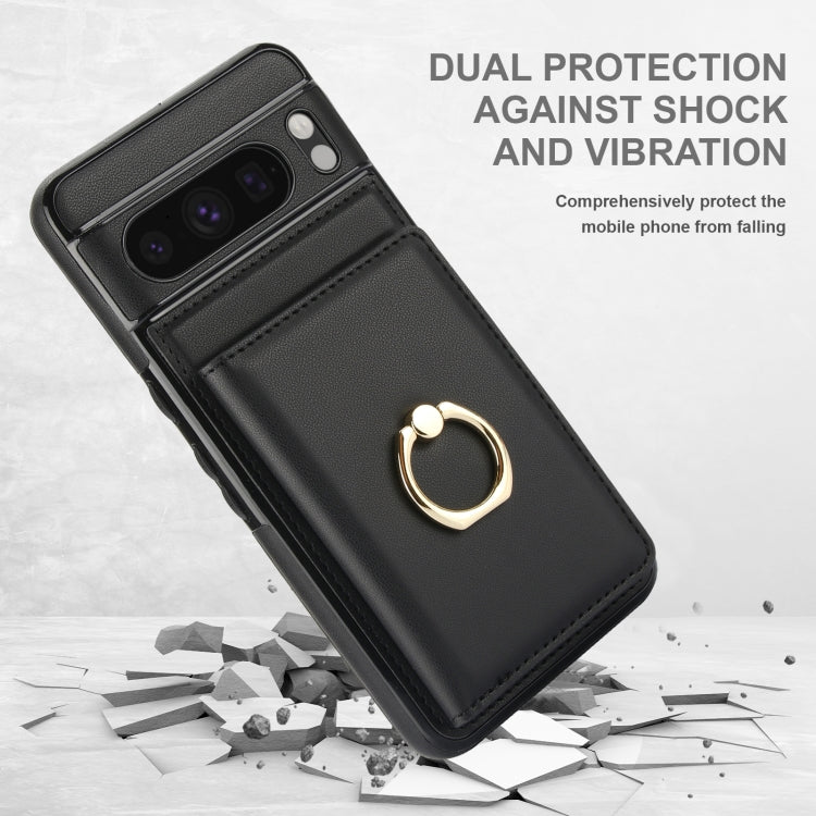 For Google Pixel 8 Pro RFID Anti-theft Card Ring Holder Phone Case