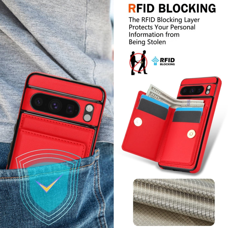 For Google Pixel 8 Pro RFID Anti-theft Card Ring Holder Phone Case