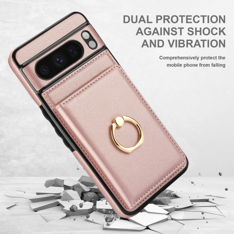 For Google Pixel 8 Pro RFID Anti-theft Card Ring Holder Phone Case
