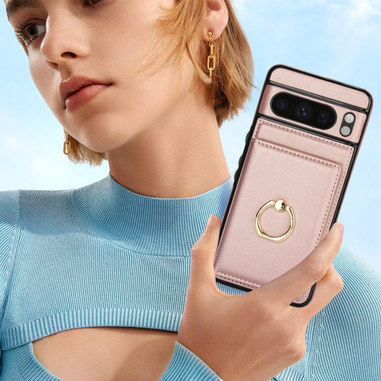 For Google Pixel 8 Pro RFID Anti-theft Card Ring Holder Phone Case