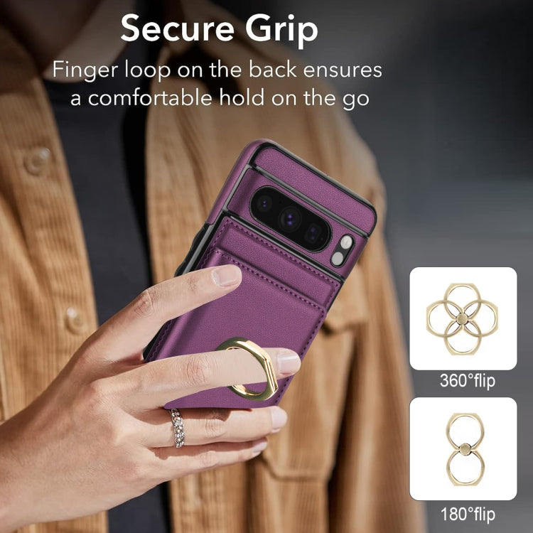 For Google Pixel 8 Pro RFID Anti-theft Card Ring Holder Phone Case