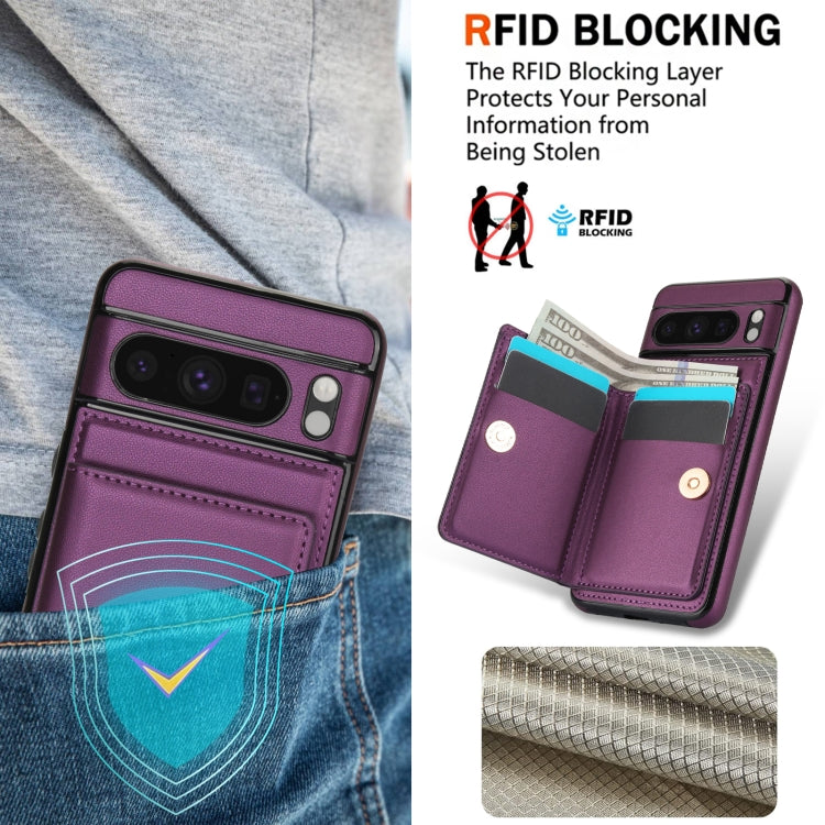For Google Pixel 8 Pro RFID Anti-theft Card Ring Holder Phone Case
