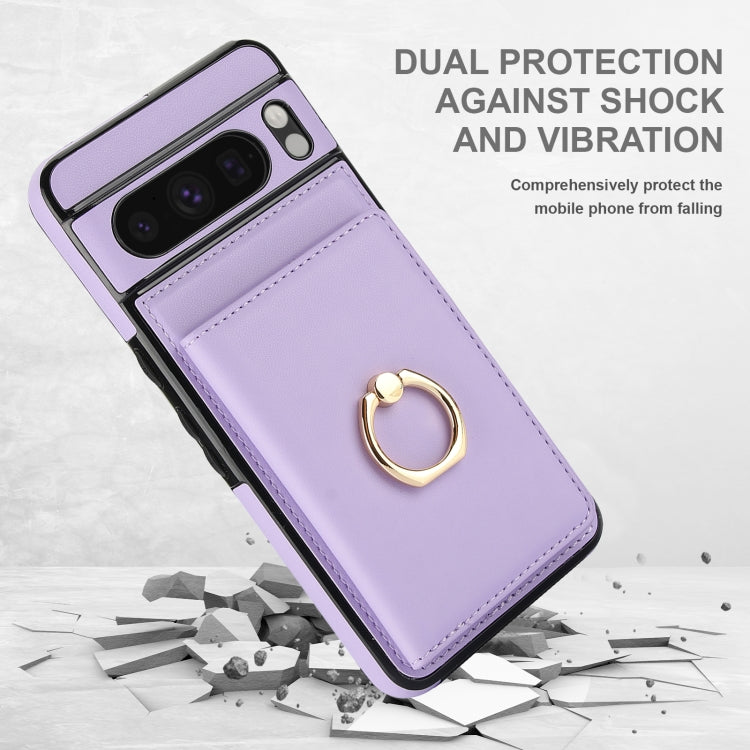 For Google Pixel 8 Pro RFID Anti-theft Card Ring Holder Phone Case