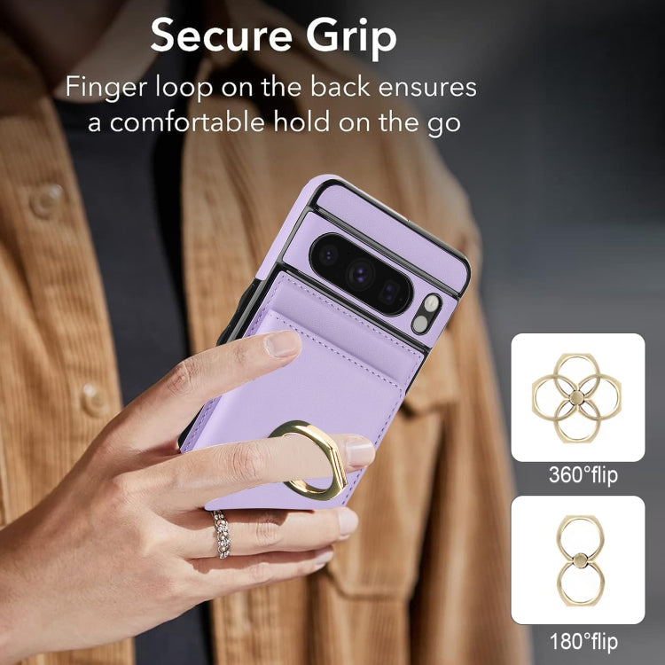 For Google Pixel 8 Pro RFID Anti-theft Card Ring Holder Phone Case
