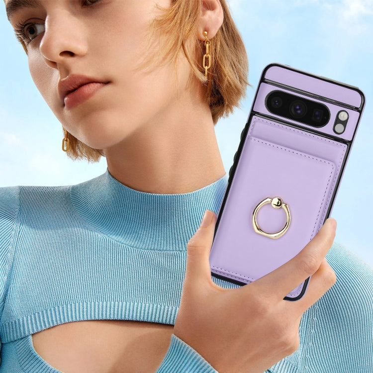 For Google Pixel 8 Pro RFID Anti-theft Card Ring Holder Phone Case