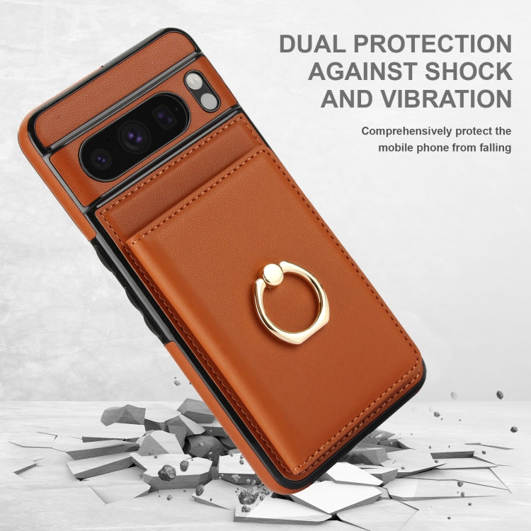 For Google Pixel 8 Pro RFID Anti-theft Card Ring Holder Phone Case
