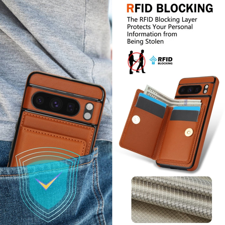 For Google Pixel 8 Pro RFID Anti-theft Card Ring Holder Phone Case
