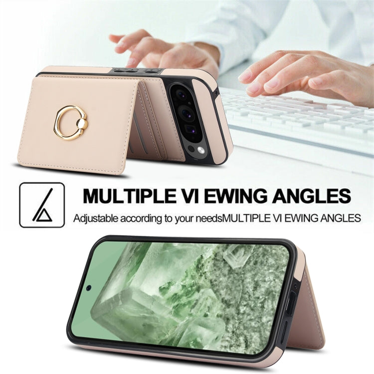 For Google Pixel 9 RFID Anti-theft Card Ring Holder Phone Case