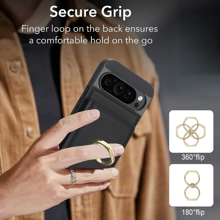 For Google Pixel 9 RFID Anti-theft Card Ring Holder Phone Case