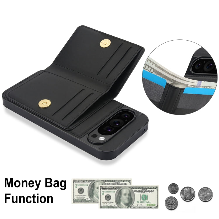 For Google Pixel 9 RFID Anti-theft Card Ring Holder Phone Case