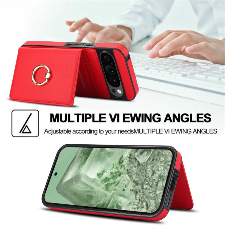 For Google Pixel 9 RFID Anti-theft Card Ring Holder Phone Case