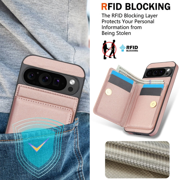 For Google Pixel 9 RFID Anti-theft Card Ring Holder Phone Case