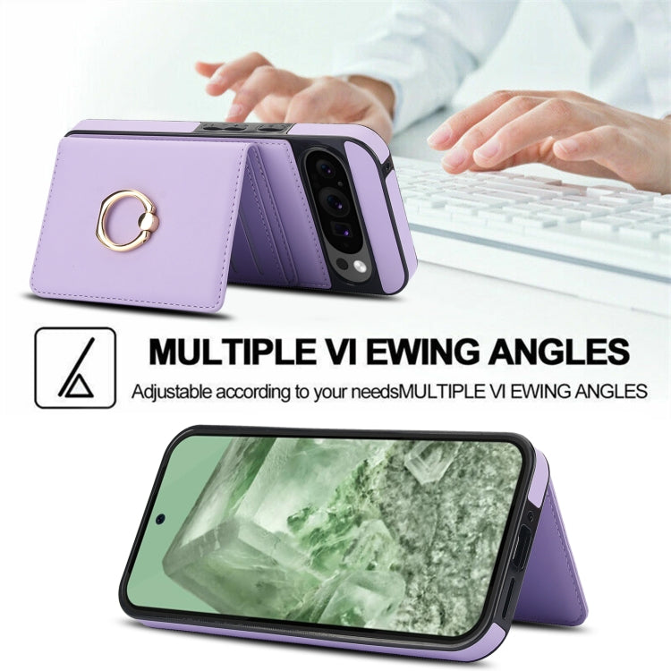 For Google Pixel 9 RFID Anti-theft Card Ring Holder Phone Case