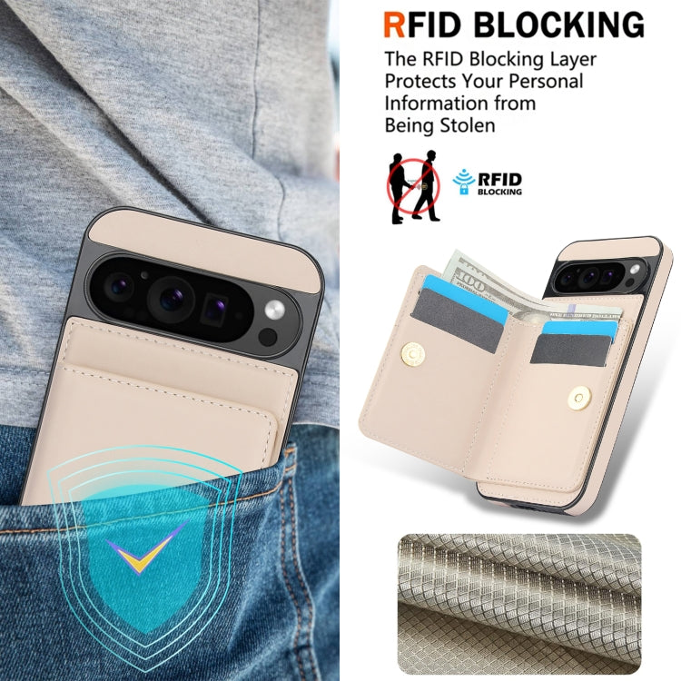 For Google Pixel 9 Pro XL RFID Anti-theft Card Ring Holder Phone Case