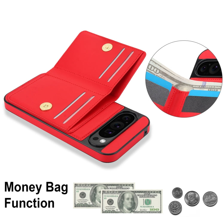 For Google Pixel 9 Pro XL RFID Anti-theft Card Ring Holder Phone Case