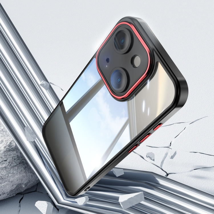 For iPhone 15 Acrylic Hybrid TPU Armor Shockproof Phone Case