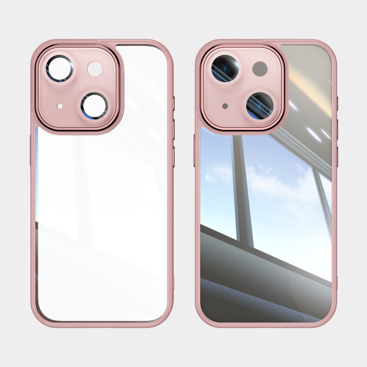 For iPhone 15 Acrylic Hybrid TPU Armor Shockproof Phone Case
