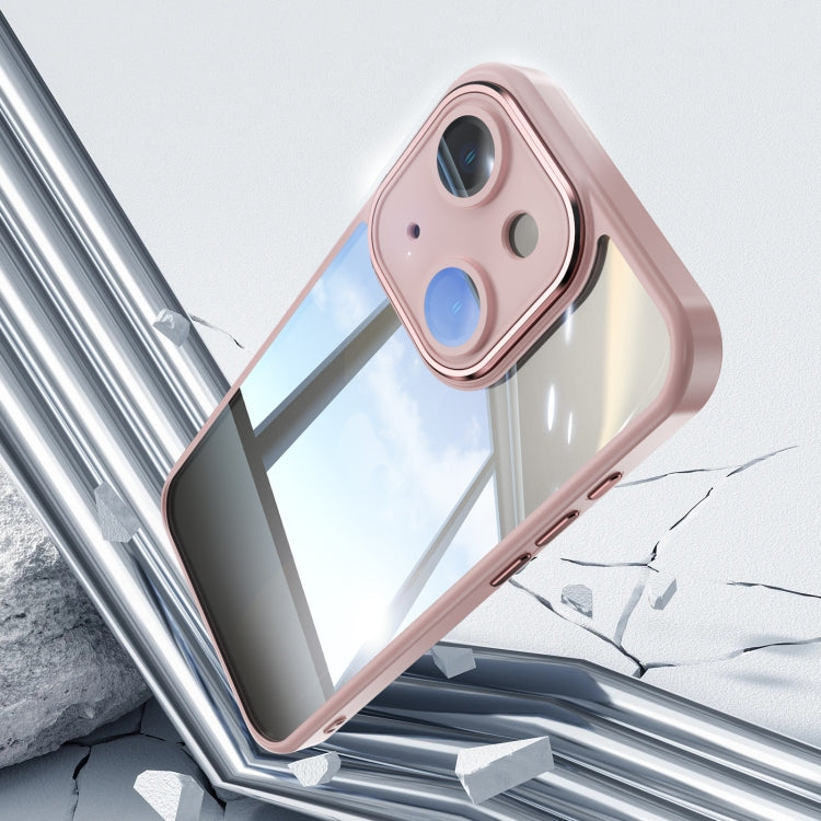 For iPhone 15 Acrylic Hybrid TPU Armor Shockproof Phone Case