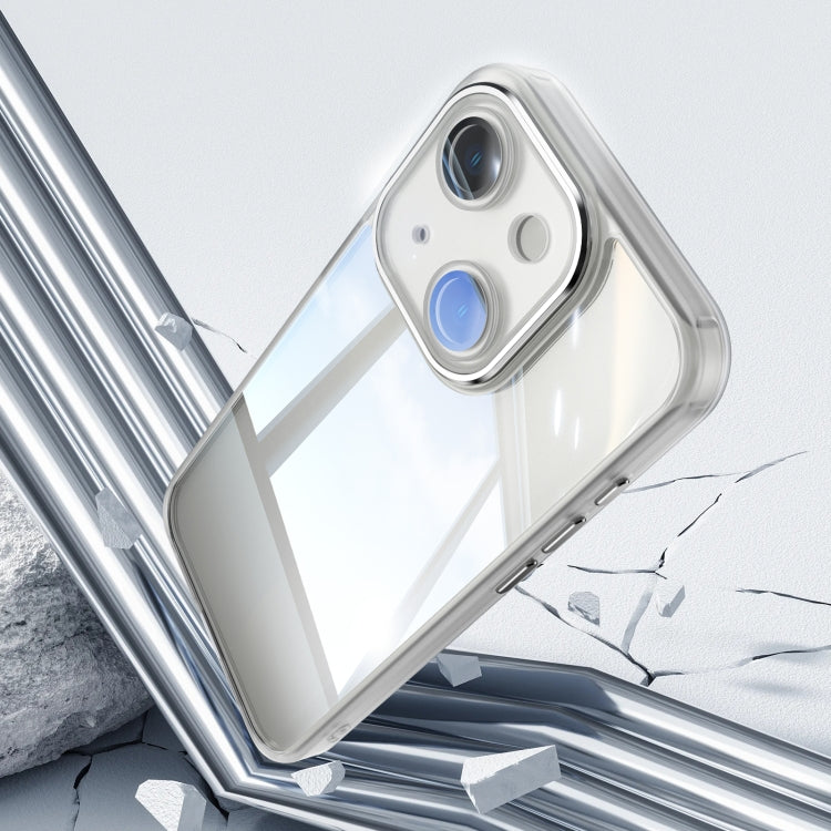 For iPhone 15 Acrylic Hybrid TPU Armor Shockproof Phone Case