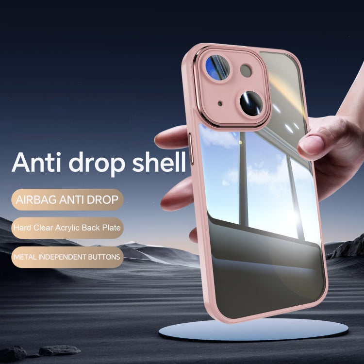 For iPhone 14 Acrylic Hybrid TPU Armor Shockproof Phone Case