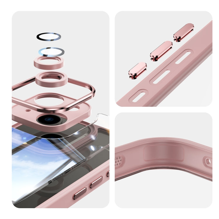 For iPhone 14 Acrylic Hybrid TPU Armor Shockproof Phone Case