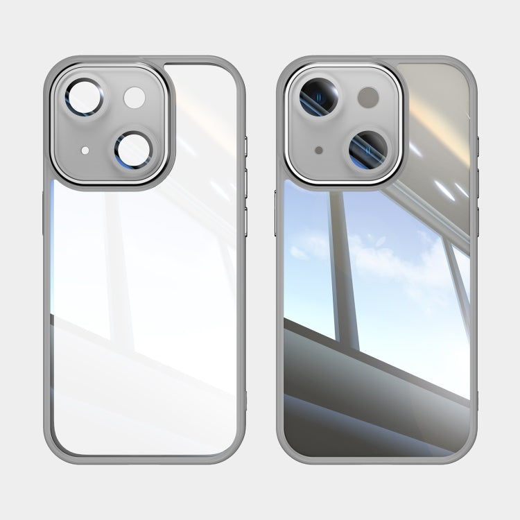 For iPhone 14 Acrylic Hybrid TPU Armor Shockproof Phone Case