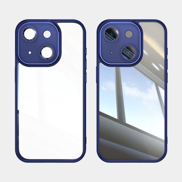 For iPhone 14 Acrylic Hybrid TPU Armor Shockproof Phone Case
