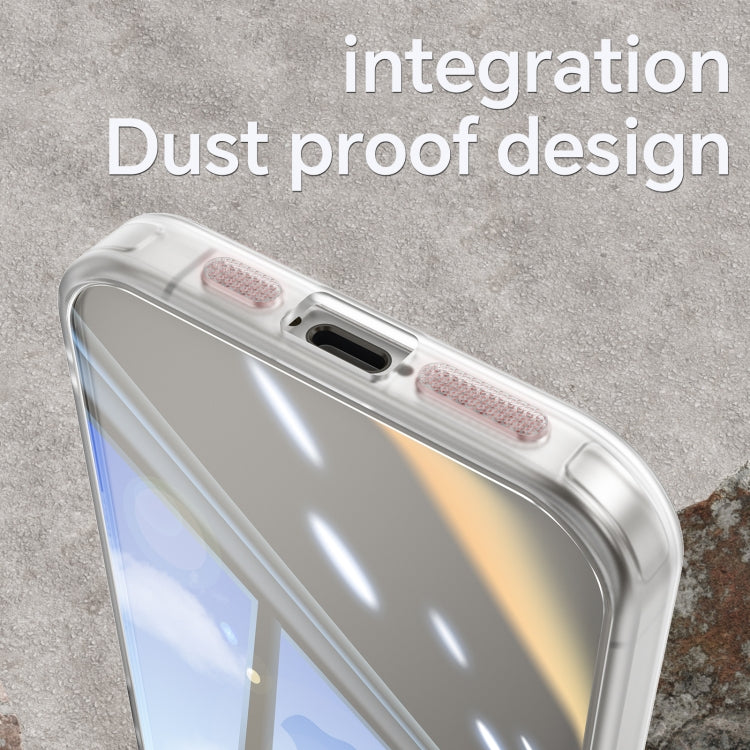 For iPhone 14 Acrylic Hybrid TPU Armor Shockproof Phone Case