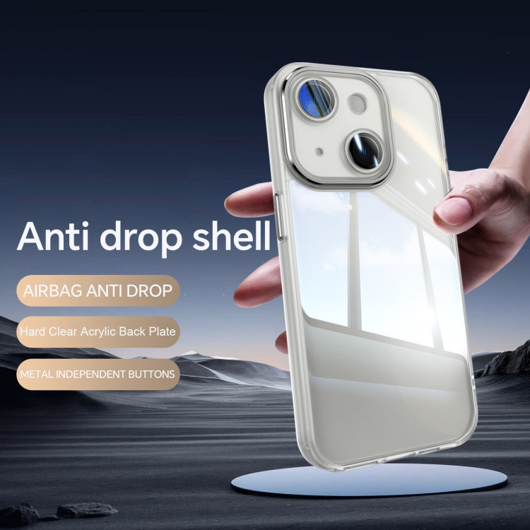 For iPhone 14 Acrylic Hybrid TPU Armor Shockproof Phone Case