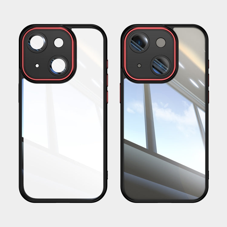 For iPhone 13 Acrylic Hybrid TPU Armor Shockproof Phone Case