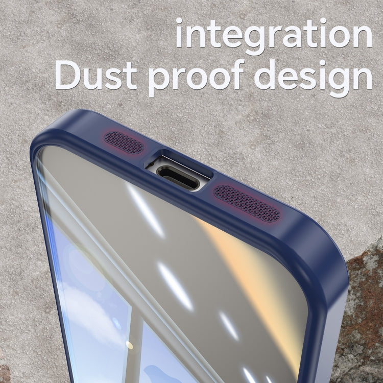 For iPhone 13 Acrylic Hybrid TPU Armor Shockproof Phone Case