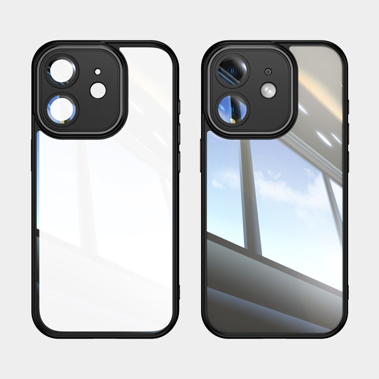 For iPhone 12 Acrylic Hybrid TPU Armor Shockproof Phone Case