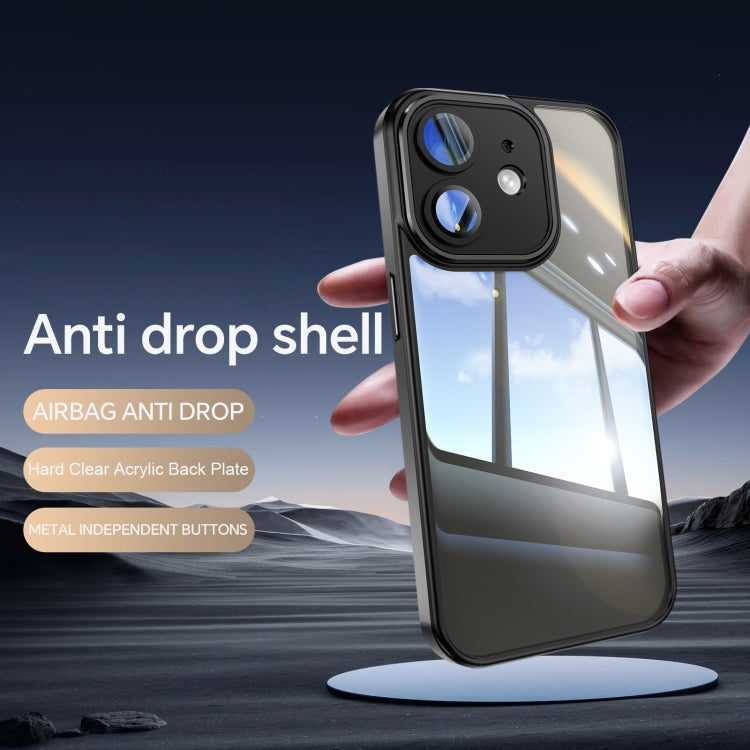 For iPhone 12 Acrylic Hybrid TPU Armor Shockproof Phone Case