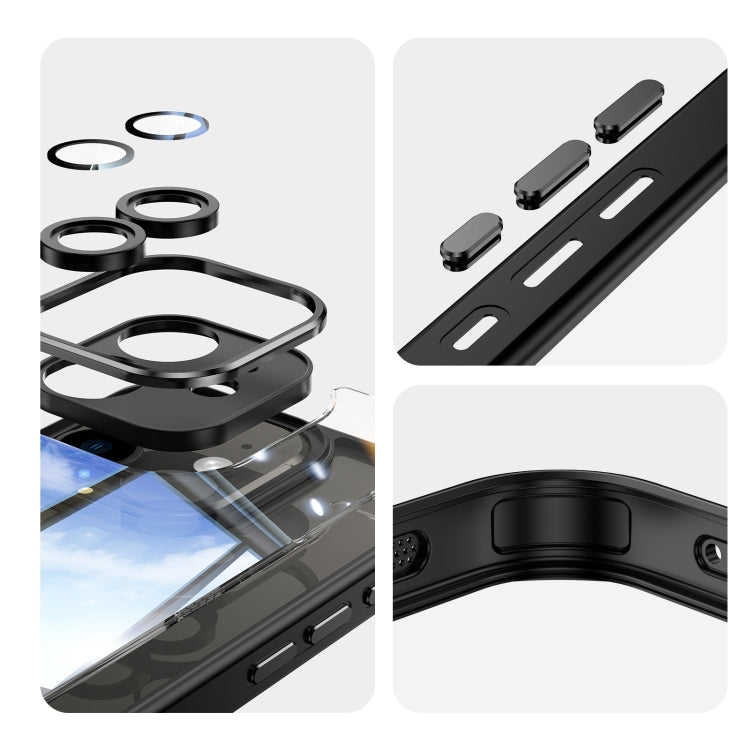For iPhone 12 Acrylic Hybrid TPU Armor Shockproof Phone Case