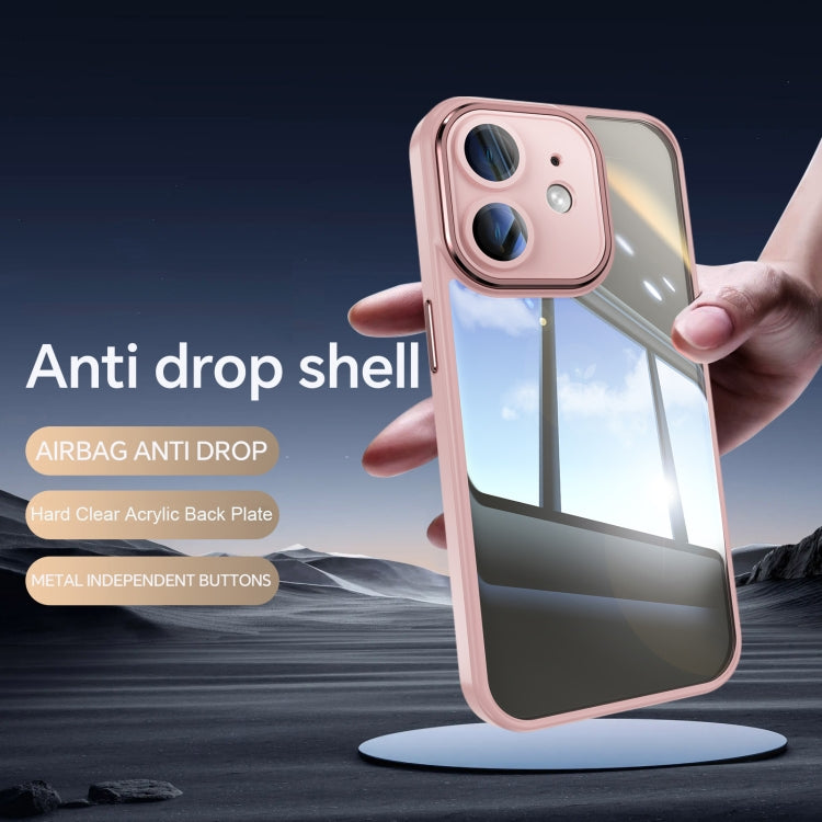 For iPhone 12 Acrylic Hybrid TPU Armor Shockproof Phone Case