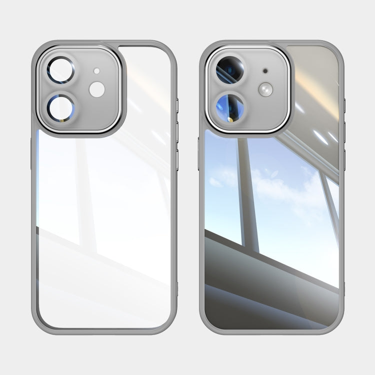 For iPhone 12 Acrylic Hybrid TPU Armor Shockproof Phone Case