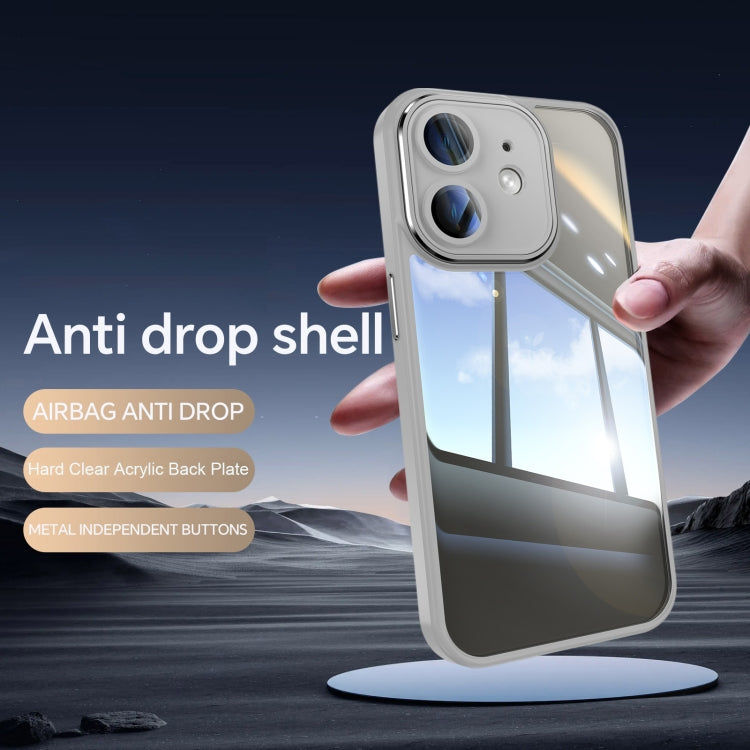 For iPhone 12 Acrylic Hybrid TPU Armor Shockproof Phone Case