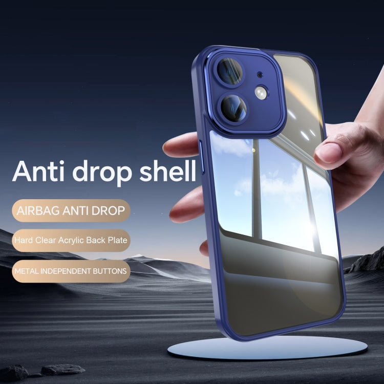For iPhone 12 Acrylic Hybrid TPU Armor Shockproof Phone Case