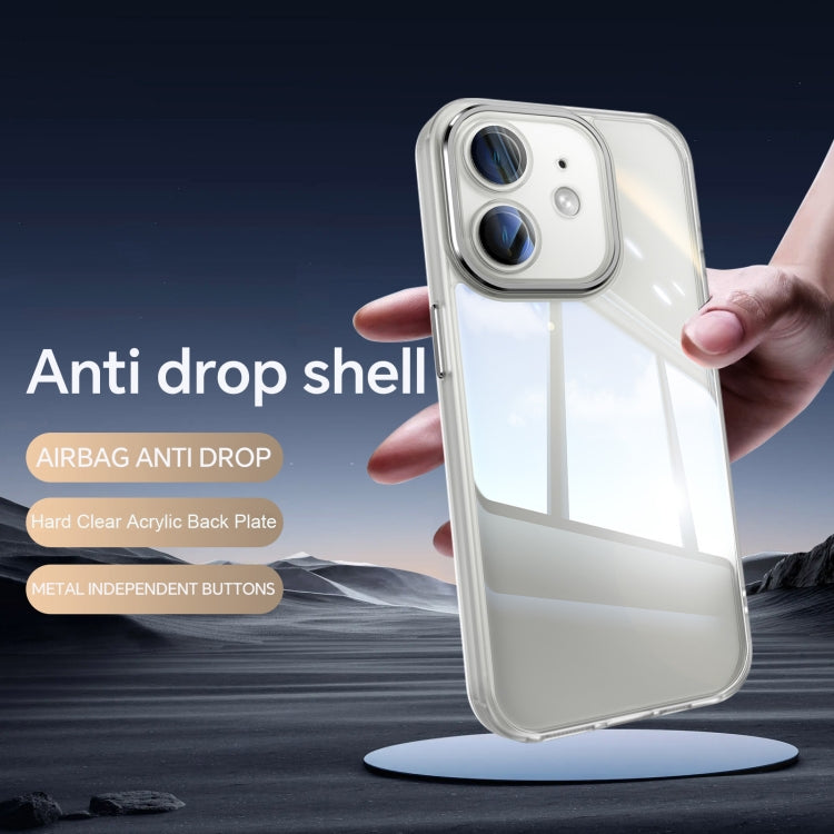 For iPhone 12 Acrylic Hybrid TPU Armor Shockproof Phone Case