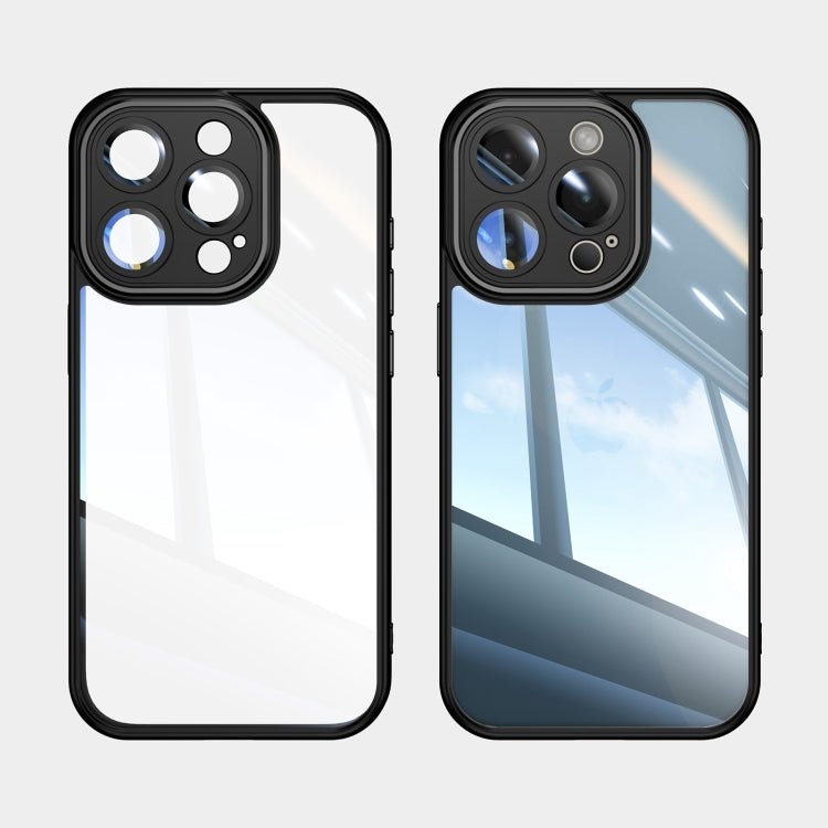 For iPhone 16 Pro Max Acrylic Hybrid TPU Armor Shockproof Phone Case