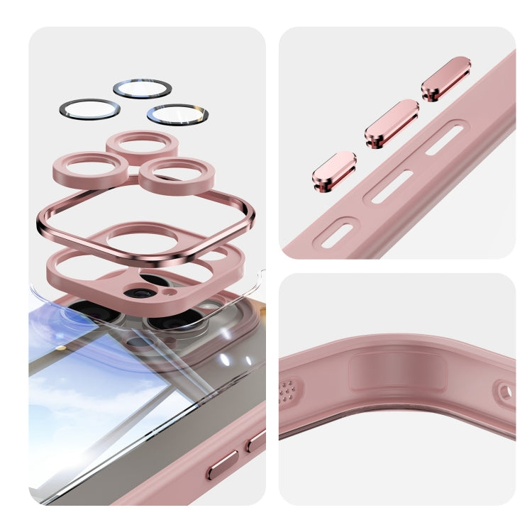 For iPhone 16 Pro Max Acrylic Hybrid TPU Armor Shockproof Phone Case