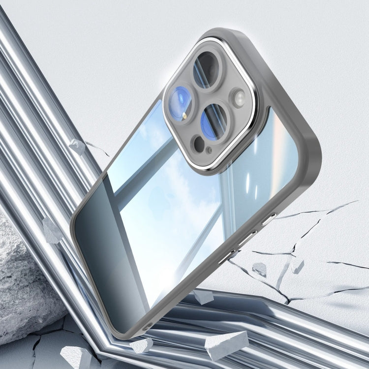 For iPhone 16 Pro Max Acrylic Hybrid TPU Armor Shockproof Phone Case