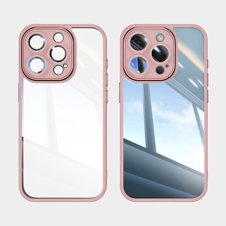 For iPhone 16 Pro Acrylic Hybrid TPU Armor Shockproof Phone Case