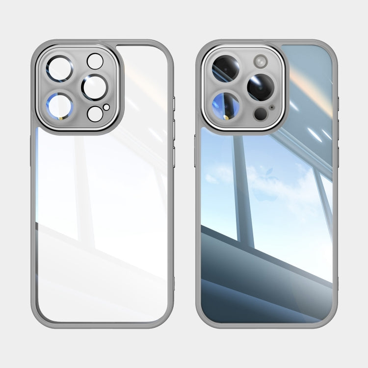 For iPhone 16 Pro Acrylic Hybrid TPU Armor Shockproof Phone Case