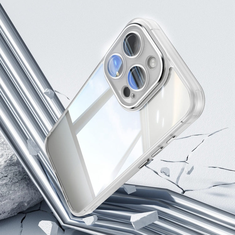 For iPhone 16 Pro Acrylic Hybrid TPU Armor Shockproof Phone Case