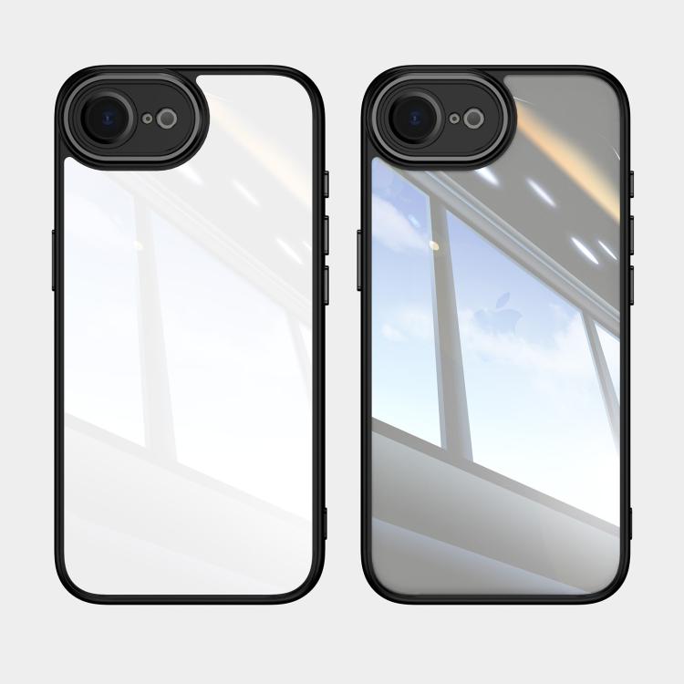 For iPhone 17e / 16e Acrylic Hybrid TPU Armor Shockproof Phone Case