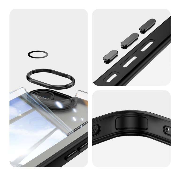 For iPhone 17e / 16e Acrylic Hybrid TPU Armor Shockproof Phone Case